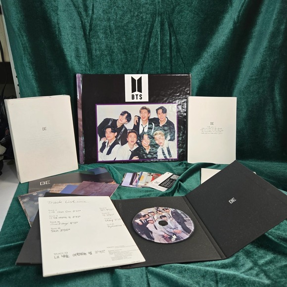 BTS BE Deluxe Edition CD Album Box Set and Shutterfly Book - Picture 2 of 12